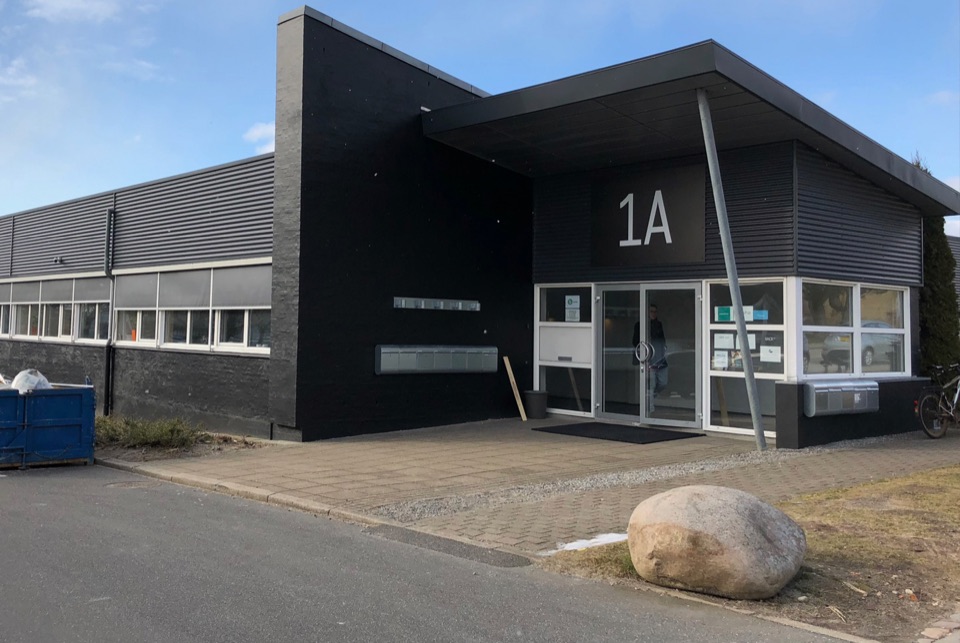 Spudo's first office in a shared office space in Aalborg