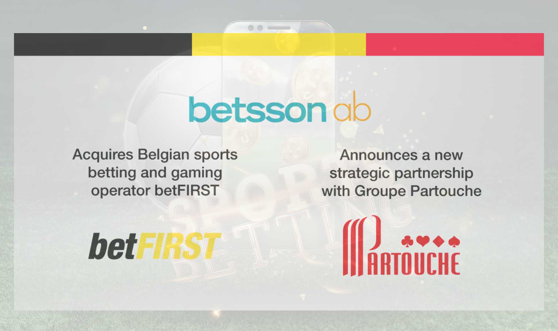 Betsson Acquires Belgium’s betFIRST for €120 Million